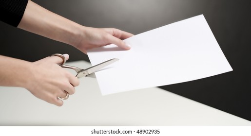 cutting paper