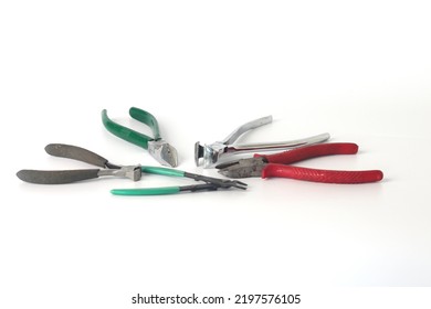 The Cutting Pliers On White Background