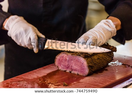 Cutting the tenderloin