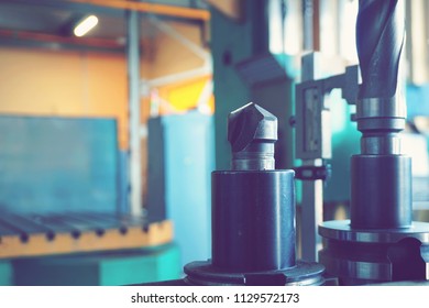 Cutting tools on the rack for cnc-machining with quick-cut and taped.