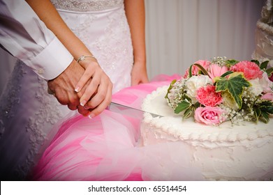 Cutting Wedding Cake