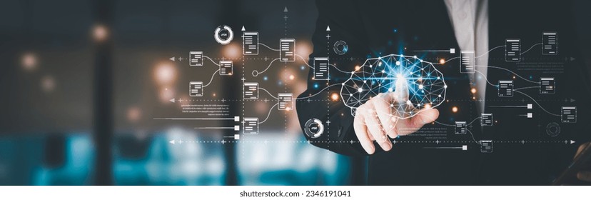 Cutting-edge tech (AI, data access, 5G) drives business success, growth, and innovation, attracting diverse markets and enhancing services for added value and customer satisfaction. - Shutterstock ID 2346191041