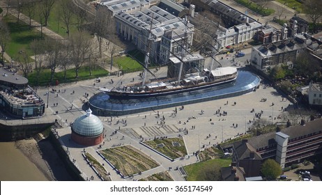 The Cutty Sark From The Air