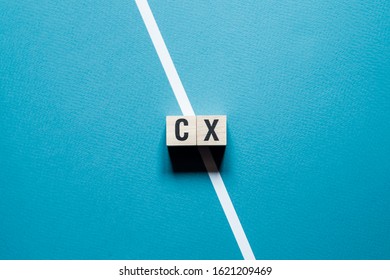 CX - Customer Experience Word Concept On Cubes