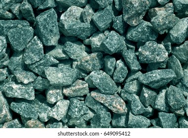 Cyan toned gravel pile texture. abstract background and texture for design - Shutterstock ID 649095412
