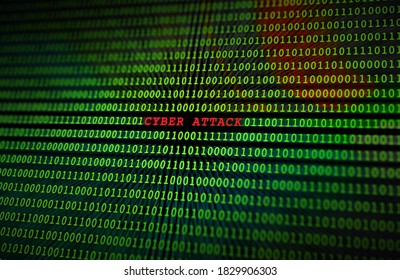 Cyber Attack on a Binary Monitor Screen