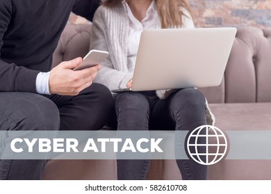 Cyber Attack Technology Concept