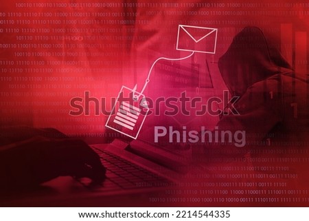 cyber crime phishing mail , security awareness to protect important data hacking