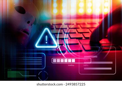 Cyber crime phishing mail serious threat to computer systems, Security awareness training helps protect important business data from hacking.