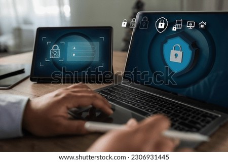CYBER SECURITY Business technology Antivirus Alert Protection Security and Cyber Security Firewall Cybersecurity and information technology