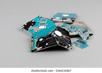 Cyber Security - Computer Hard Disk Drive Destruction Before Disposal