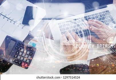 Cyber security concept