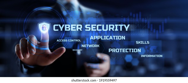 Cyber security. Data privacy. Cyber attack protection. Information Technology, Business and internet concept.
