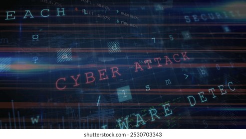 Cyber security data processing against spots of light on blue background. cyber security technology concept - Powered by Shutterstock - Get 15% off with code: PIKWIZARD15