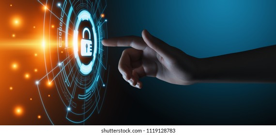 Cyber Security Data Protection Business Technology Privacy concept. - Shutterstock ID 1119128783