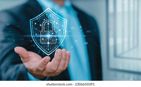 Cyber Security Data Protection Business Technology Privacy concept. Cyber security Data Protection Information privacy antivirus virus defence internet technology concept. login and password..