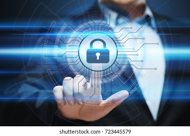 Cyber Security Data Protection Business Technology Privacy Concept.