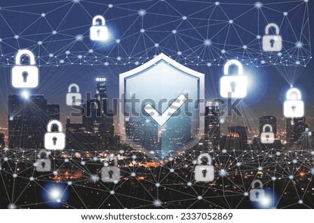 Cyber security. Data protection. Communication network.