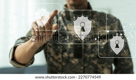 Cyber security and futuristic technology concept businessman using finger to touch fingerprint interface,to scan password,with technology icons and padlock,with artificial intelligence system or ai.
