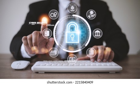 Cyber security internet and networking concept. information security and encryption, secure access to user's personal information, secure Internet access, cybersecurity.