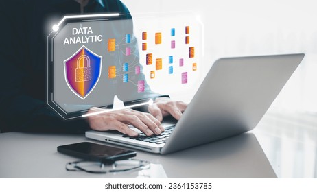 Cyber security and Security password with Analytics and Data Management Systems  Analyst working in Business Analytics and Data Management Systems to make reports and corporate strategy for finance, 