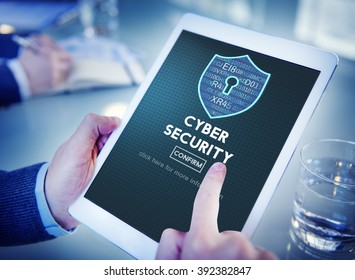 Cyber Security Protection Firewall Interface Concept