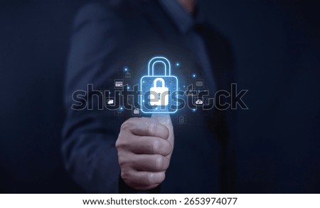 Cyber security protection program to protect password login information on websites and online internet networks securely and confidentially to prevent hackers from accessing financial information.