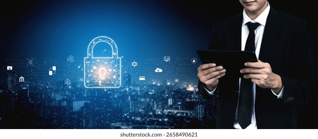 Cyber security safeguards data and systems. Cyber security uses AI, digital security protects cloud, Cyber security defends finance, and ensures access control. Vouch