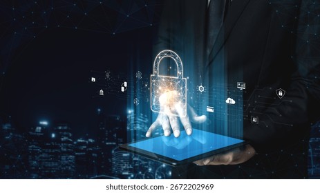 Cyber security safeguards data and systems. Cyber security uses AI, digital security protects cloud, Cyber security defends finance, and ensures access control. Vouch