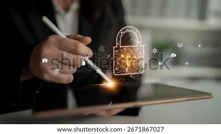 Cyber security safeguards data and systems. Cyber security uses AI, digital security protects cloud, Cyber security defends finance, and ensures access control. Latch