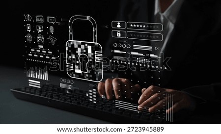 Cyber security system protecting digital infrastructure. Cyber security ensures data safety, prevents breaches, cyber security strengthens defense, and supports secure operations. Marrow