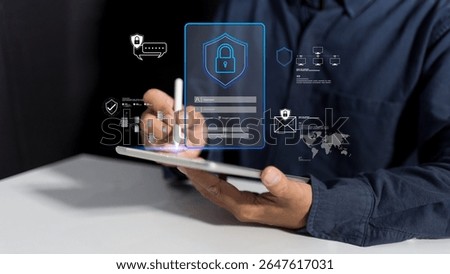 Cyber security technology implements multi factor authentication, secure code identification, firewall, encryption, and access control to protect accounts from phishing, spyware, trojan attacks
