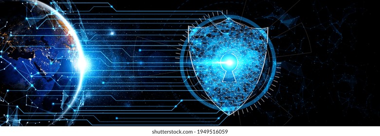 Cyber security technology and online data protection in innovative perception . Concept of technology for security of data storage used by global business network server to secure cyber information . - Powered by Shutterstock - Get 15% off with code: PIKWIZARD15