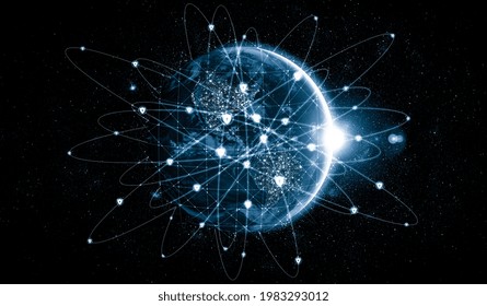 Cyber security technology and online data protection in innovative perception . Concept of technology for security of data storage used by global business network server to secure cyber information .
