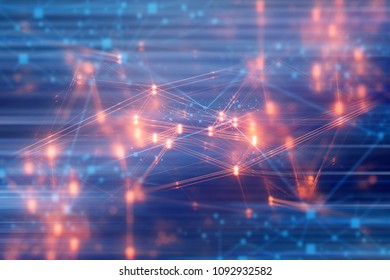 cyber space of social network technology, data ai analysis, cell of neuron brain, science of biology, illustration background of futuristic, connection of information, robotic binary, machine learning