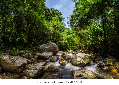 Cyber Waterfall in Uthai Thani, Thailand. - Shutterstock ID 675877858