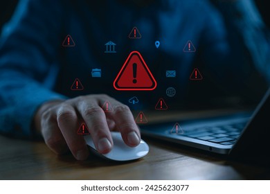 Cyberattack cybercrime hacker smartphone. Internet web hack technology. Digital mobile phone in Scammer hand. Data protection, secured internet access, cybersecurity banner, Stealing data information.