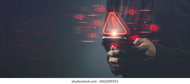 Cybersecurity Alert and Risk Management, Protecting Digital Devices from Threats and Vulnerabilities with Advanced Security Measures and Real-Time Monitoring for Enhanced Data Protection - Powered by Shutterstock