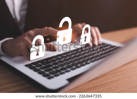 cybersecurity concept identity theft, Database hacks, internet cyber crime. hacker attack, Hacking and stealing data. damage the system and hack the data.