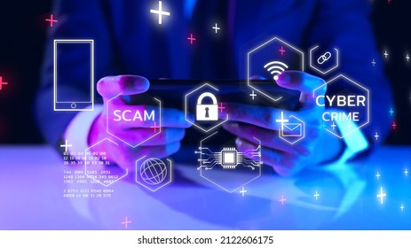 Cybersecurity cybercrime internet scam, business finance crypto currency investment digital network technology computer virus attack risk protection, identity encryption privacy data hacking