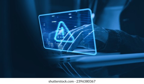 Cybersecurity cybercrime internet scam, online business secure payment, Cyber security platform VPN computer privacy protection data hacking malware virus attack defense, network system hacked warning - Powered by Shutterstock