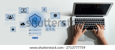 A cybersecurity dashboard for network protection. The system includes secure user login, multi-factor authentication, and access control to protect corporate data and assets. Parse