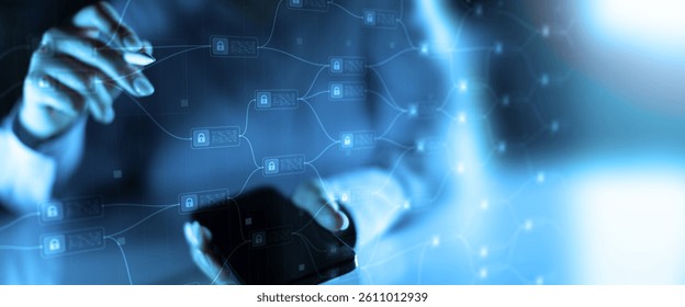 Cybersecurity and Data Protection in Digital Transactions Blockchain. - Powered by Shutterstock - Get 15% off with code: PIKWIZARD15