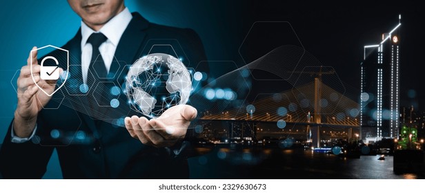 Cybersecurity data protection, internet network security for using versual screen, protection of corporate financial transaction data from cyber attack, and encryption of user private data security.