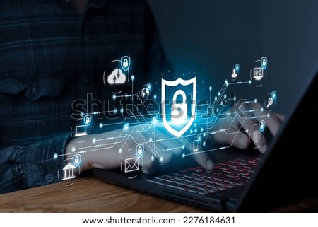 Cybersecurity IT engineers are working on protecting networks from cyber