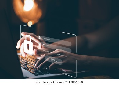 cybersecurity essentials, digital crime prevention by anonymous hackers, personal data security, and banking and finance. - Shutterstock ID 2017851059
