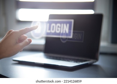 Cybersecurity and privacy concepts to protect data. Lock icon and internet network security technology. Businessmen protecting personal data on laptop and virtual interfaces. - Shutterstock ID 2214126859