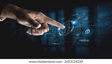 Cybersecurity system interface with biometric lock and data protection. Cybersecurity protects access, identity, cyber security prevents threats, and cyber security supports digital systems. Vouch
