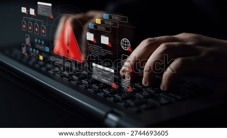 Cybersecurity threat alert system detects potential intrusions, monitors abnormal activity, and enhances digital protection to prevent unauthorized access and data breaches. Parse