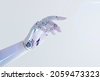 robot hand pointing